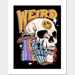 Weird Skull Posters and Art